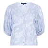 BLOUSE RED BUTTON