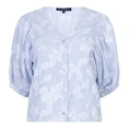 BLOUSE RED BUTTON