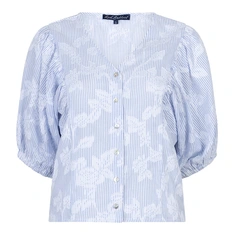 BLOUSE RED BUTTON