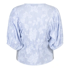 BLOUSE RED BUTTON