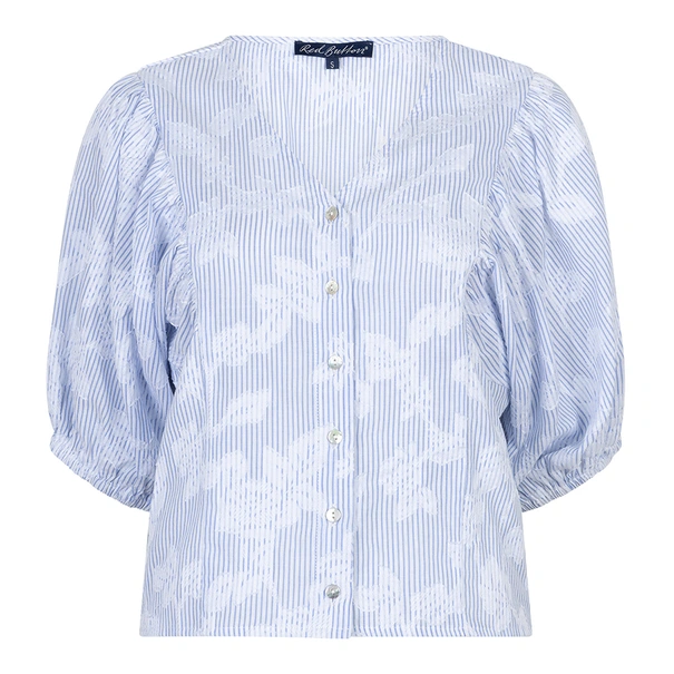 BLOUSE RED BUTTON
