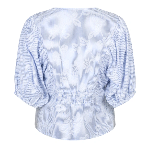 BLOUSE RED BUTTON