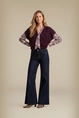 JEANS RED BUTTON