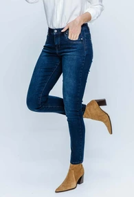JEANS RED BUTTON