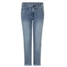 JEANS RED BUTTON