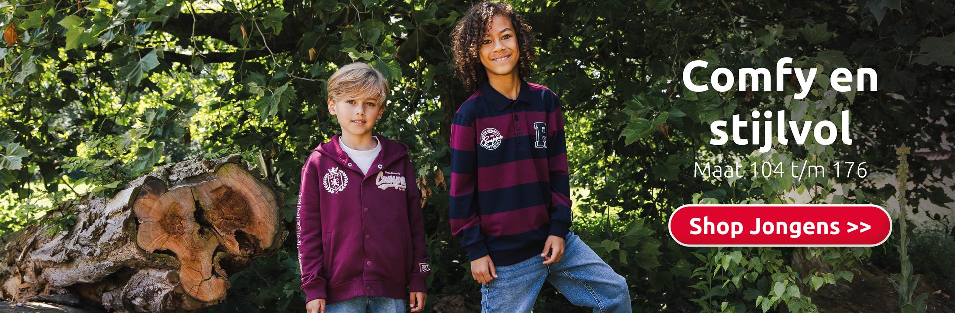 Jongens comfy en stijlvol