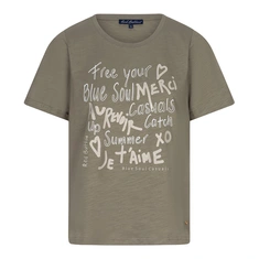 T-SHIRT RED BUTTON