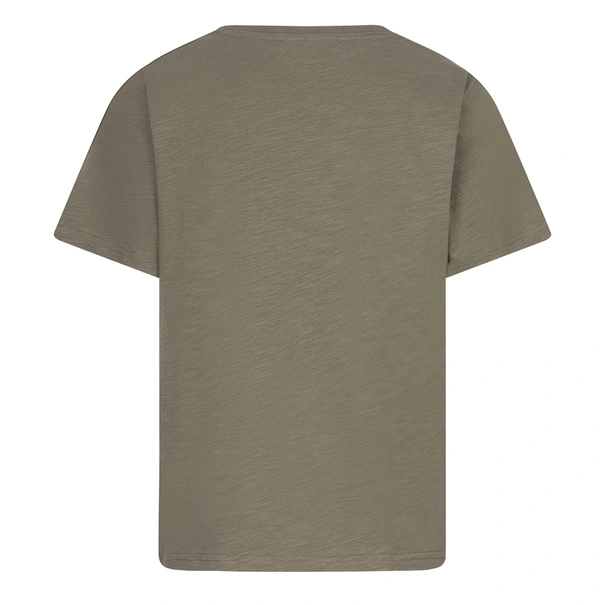 T-SHIRT RED BUTTON